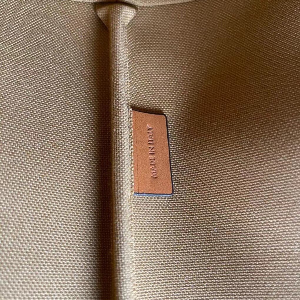 Celine Small Bucket Bag In Tan Triomphe Canvas