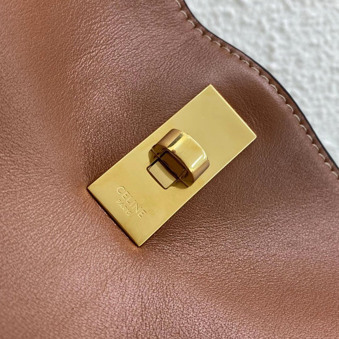 Celine Bucket 16 Bag In Brown Smooth Calfskin