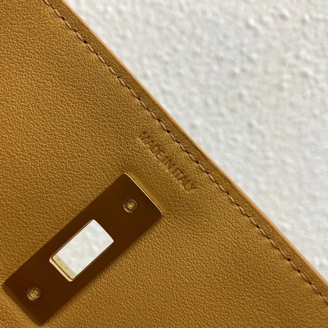 Celine Bucket 16 Bag In Yellow Soft Bare Calfskin