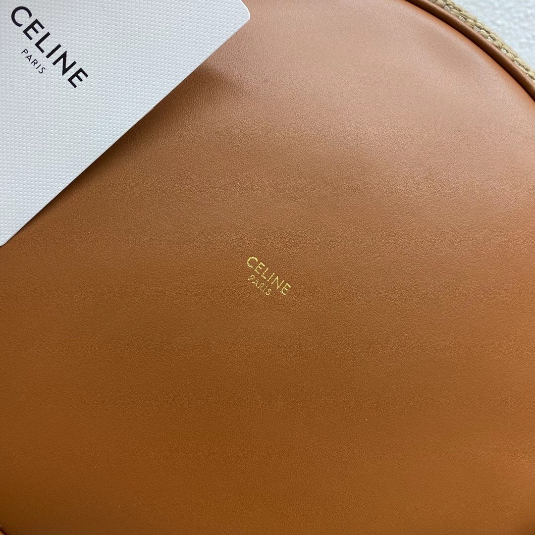 Celine Bucket 16 Bag In Textile with Celine Logo