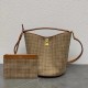 Celine Bucket 16 Bag In Tweed and Calfskin