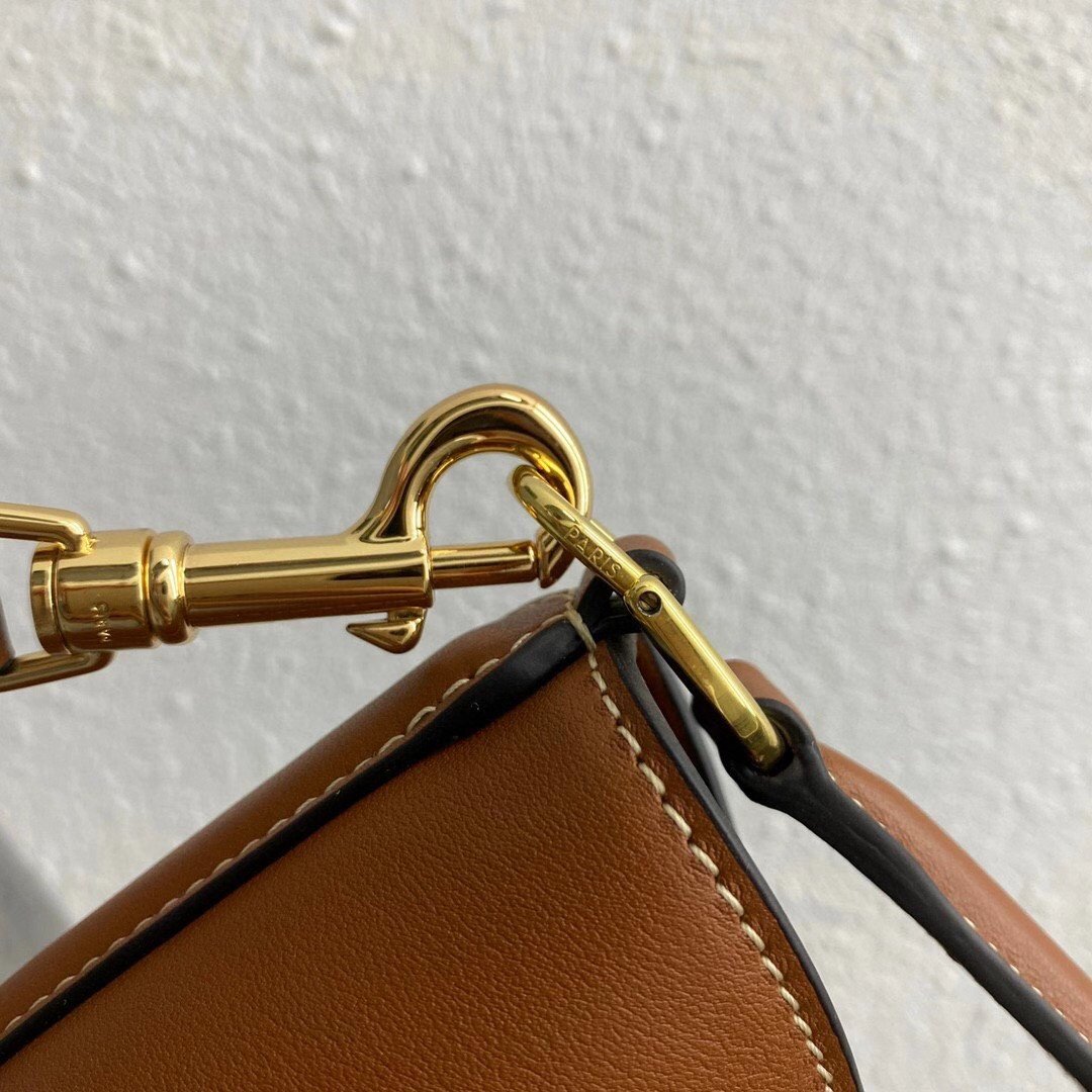 Celine Teen Bucket 16 Bag In Brown Calfskin