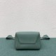 Celine Sangle Small Bucket Bag In Celadon Calfskin