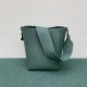 Celine Sangle Small Bucket Bag In Celadon Calfskin