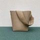 Celine Sangle Small Bucket Bag In Taupe Calfskin