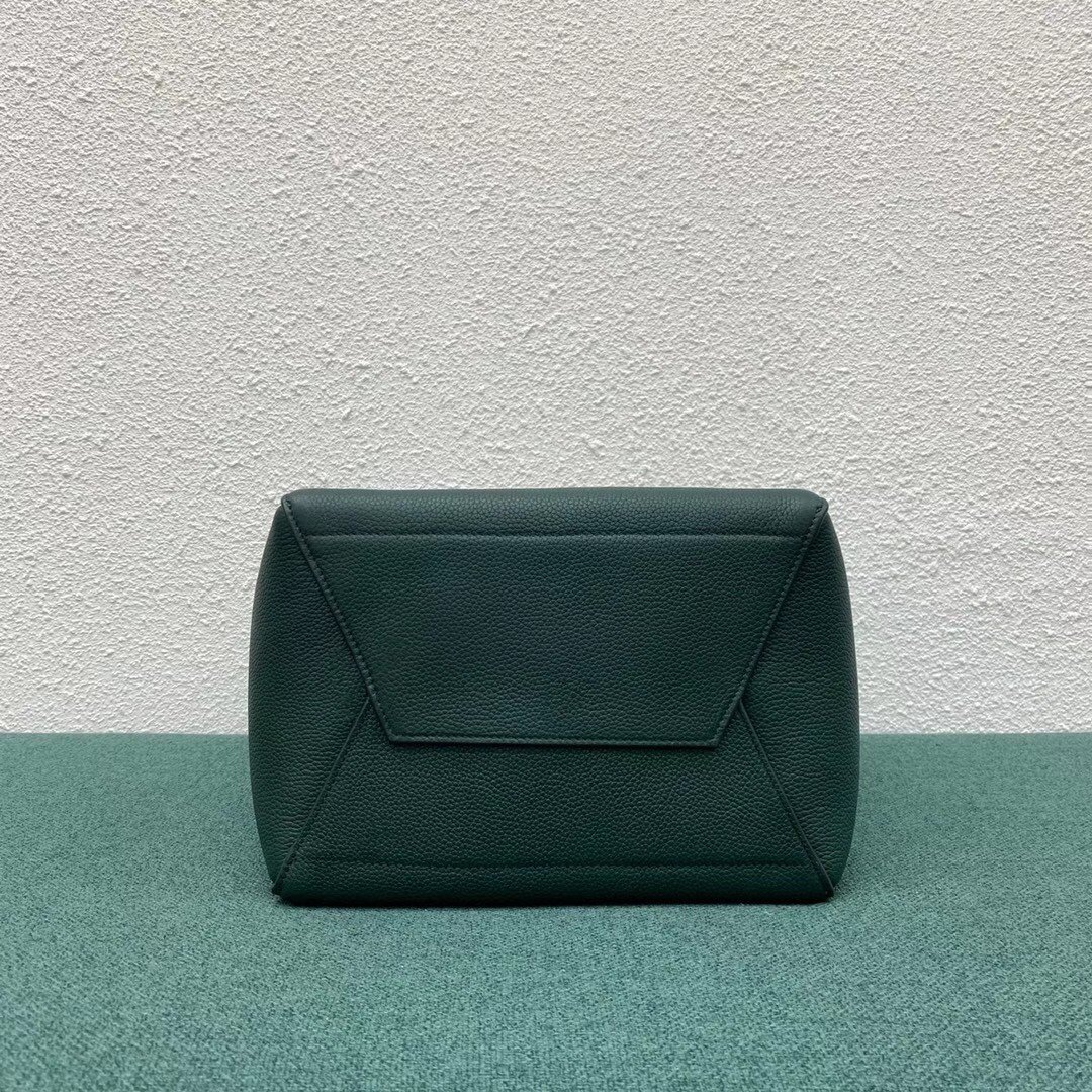 Celine Sangle Bucket Bag In Amazone Grained Calfskin