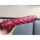 Valentino Rockstud Spike Crossbody Clutch Bag In Red Lambskin