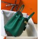 Hermes Birkin 25 Bag In Vert Vertigo Clemence Leather with GHW