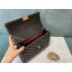 Valentino Rockstud Spike Large Bag In Black Nappa Lambskin