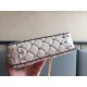 Valentino Rockstud Spike Small Bag In White Nappa Lambskin