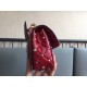 Valentino Rockstud Spike Small Bag In Red Nappa Lambskin