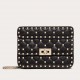 Valentino Rockstud Spike Small Bag In Black Nappa Lambskin