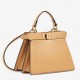 Fendi Peekaboo ISeeU Petite Bag In Beige Nappa Leather