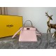 Fendi Peekaboo ISeeU Petite Bag In Pink Nappa Leather