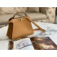 Fendi Peekaboo ISeeU Small Bag In Beige Calfskin