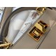 Fendi Peekaboo ISeeU Small Bag In Grey Calfskin