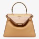 Fendi Peekaboo ISeeU Medium Bag In Beige Calfskin