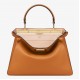 Fendi Peekaboo ISeeU Medium Bag In Brown Calfskin