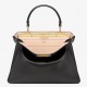 Fendi Peekaboo ISeeU Medium Bag In Black Calfskin