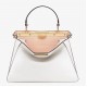 Fendi Peekaboo ISeeU Medium Bag In White Calfskin