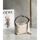 Loewe Cubi Small Bag In Ecru Anagram Jacquard