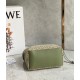 Loewe Cubi Small Bag In Green Anagram Jacquard