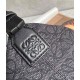 Loewe Cubi Medium Bag in Black Anagram Jacquard