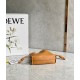 Loewe Flamenco Nano Clutch In Brown Nappa Leather