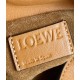 Loewe Flamenco Nano Clutch In Brown Nappa Leather