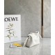 Loewe Flamenco Nano Clutch In White Nappa Leather