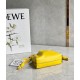 Loewe Flamenco Nano Clutch In Yellow Nappa Leather