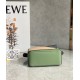 Loewe Puzzle Mini Bag In Asphalt Grey/Nude/Green Calfskin