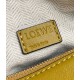 Loewe Puzzle Mini Bag In Ochre/White/Taupe Calfskin