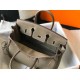 Hermes Birkin 25 Bag In Taupe Clemence Leather with GHW