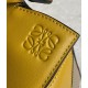 Loewe Puzzle Small Bag In Ochre/White/Taupe Calfskin