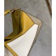 Loewe Puzzle Small Bag In Ochre/White/Taupe Calfskin