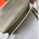 Hermes Jige Elan 29 Clutch Bag In Beton Epsom Leather