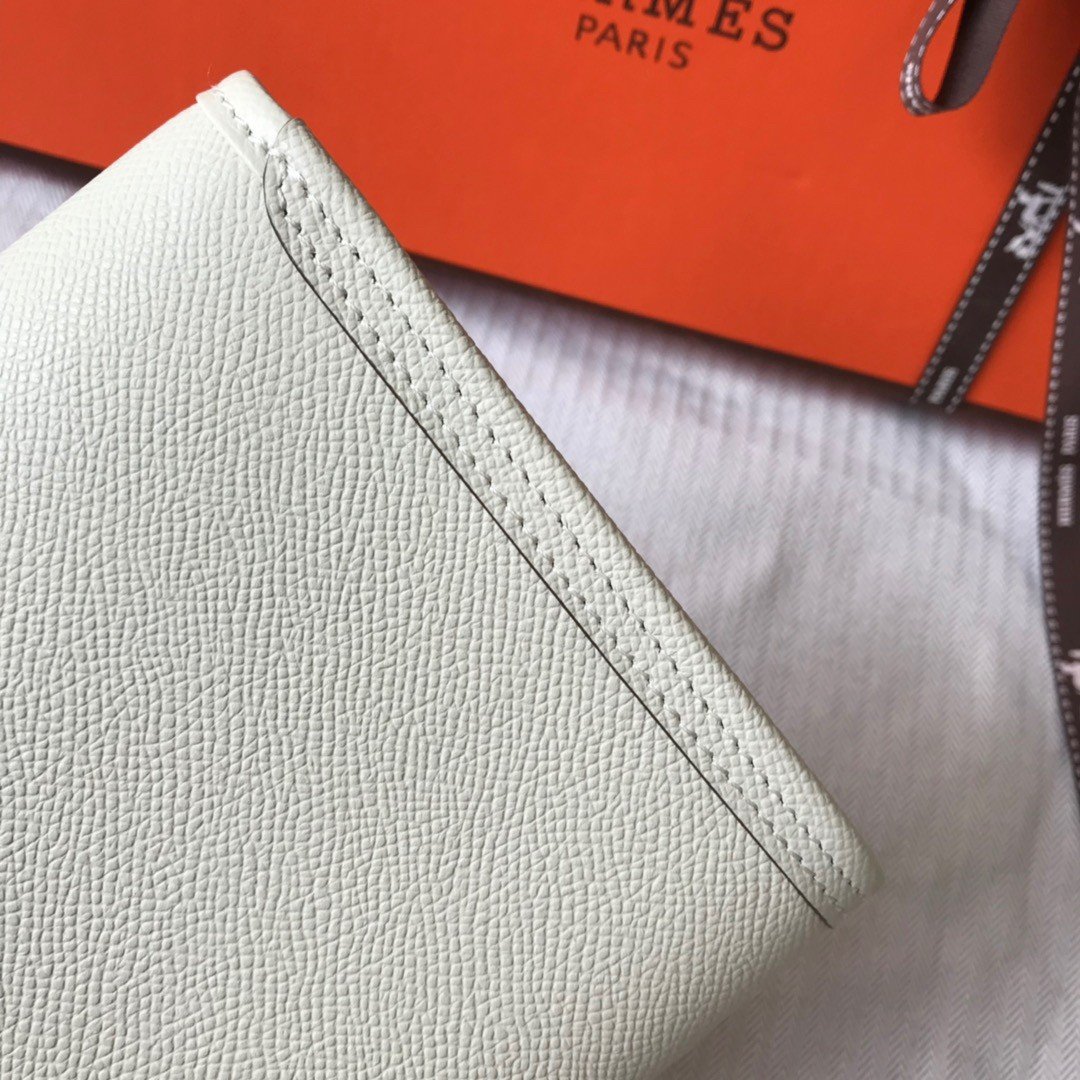 Hermes Jige Elan 29 Clutch Bag In Beton Epsom Leather