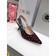 Dior J'Adior Slingback Pumps 65mm In Hearts I Love Cotton