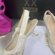 Dior J'Adior Slingback Pumps 65mm In White Macrame Embroidered Cotton