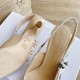 Dior J'Adior Slingback Pumps 65mm In Nude Patent Calfskin