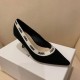 Dior J'Adior Pumps 65mm In Black Technical Fabric