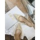 Dior J'Adior Slingback Pumps 100mm In Gold Toile de Jouy Cotton