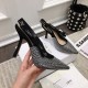 Dior J'Adior Slingback Pumps 100mm In Black Suede With Strass