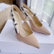 Dior J'Adior Slingback Pumps 100mm In NudeTechnical Fabric