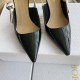 Dior J'Adior Slingback Pumps 100mm In Black Patent Calfskin