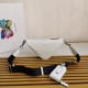 Prada Triangle Shoulder Bag In White Calfskin