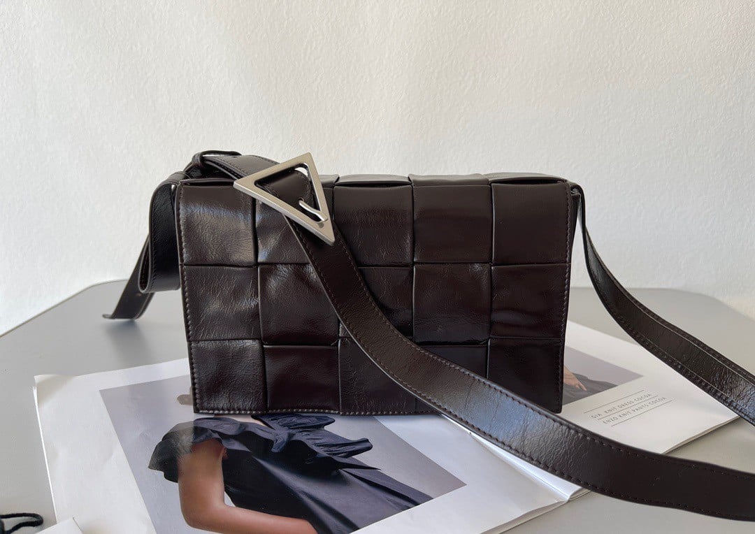 Bottega Veneta Cassette Bag In Fondant Wrinkled Intreccio Calfskin