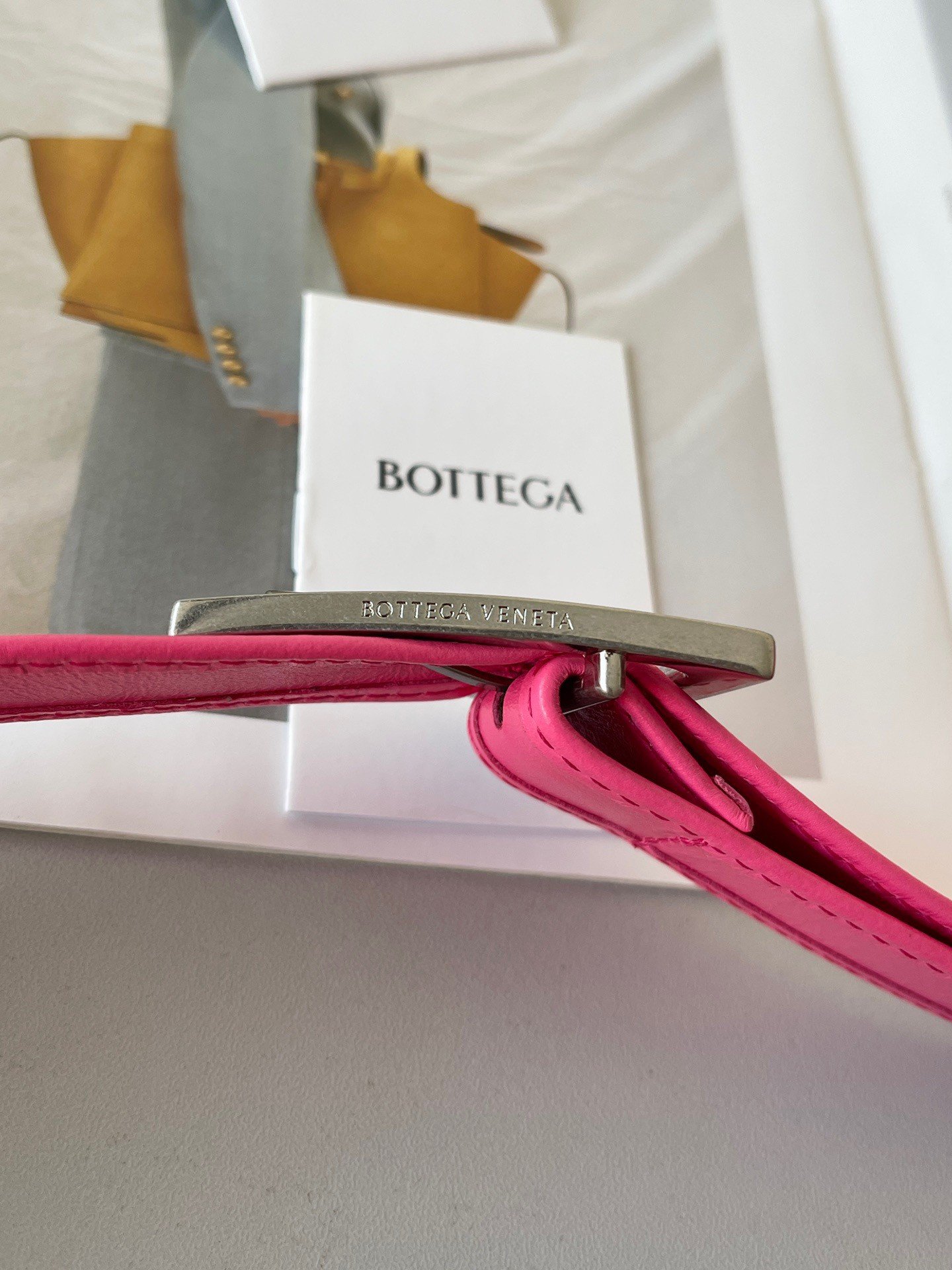 Bottega Veneta Cassette Bag In Lollipop Wrinkled Intreccio Calfskin