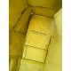 Bottega Veneta Cassette Bag In Yellow Wrinkled Intreccio Calfskin